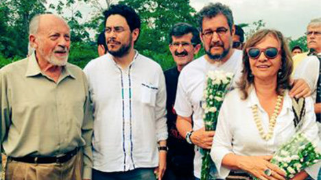 Ivan cepeda y otros homenaje a Camilo  Regional (1)