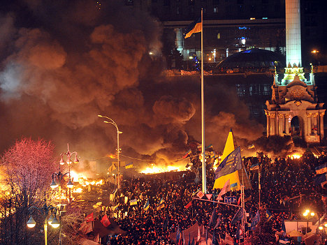 Protestas en Kiev