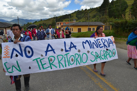 Putumayo no a proyectos mineros