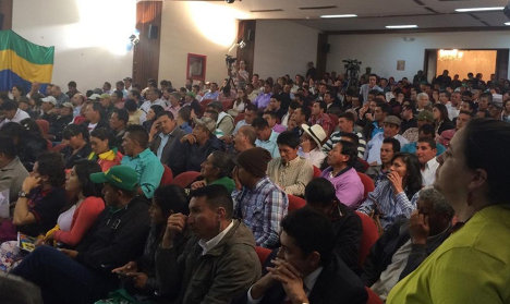 Audiencia campesinos 1
