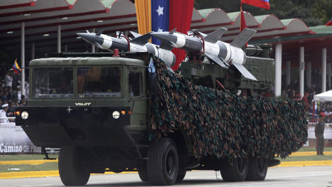 Maniobras militares en Venezuela