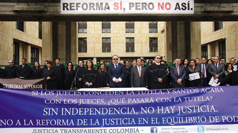 Jueces protestan politica 1