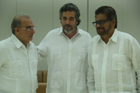 Ivan Marquez y Humberto de la Calle