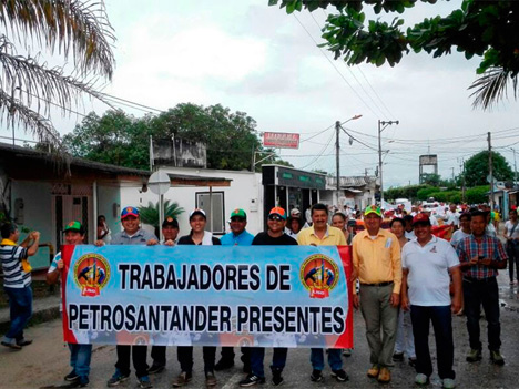Petrosantander persigue a sindicalizados
