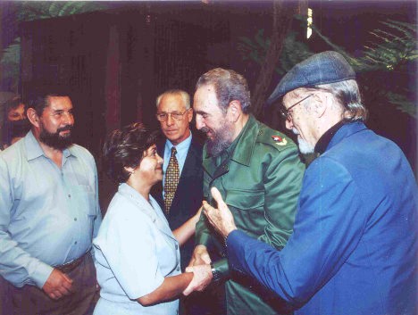 Retamar, Jose Luis Diaz-granados y Fidel Castro