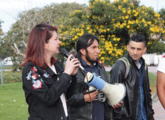 Movilización en defensa de los derechos de los trabajadores informales