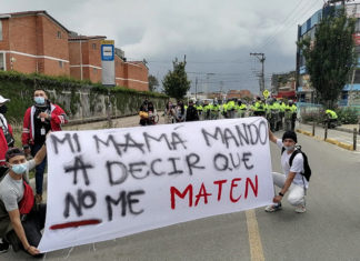 La brutalidad policial no para en la capital
