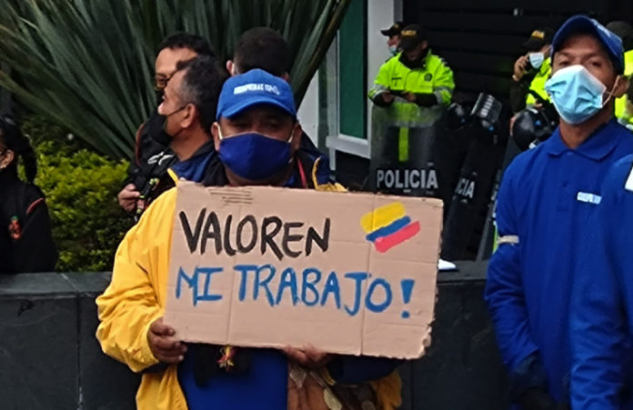 Protesta Bogotá
