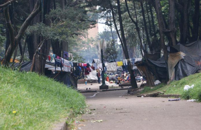 Indigenas en Bogotá