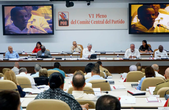 Pleno Comite Central PC de Cuba
